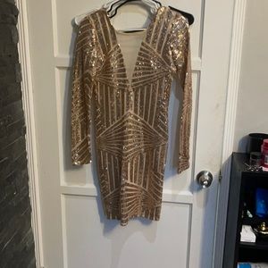 Fashion nova sequin dress size large